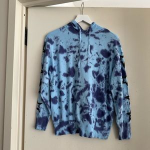 Central Park West Tie Dye Hooded Sweater